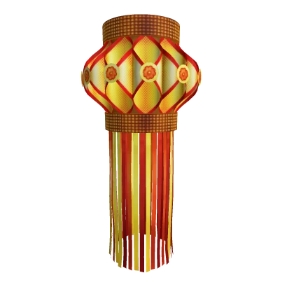 Red Glowing Diwali Lamp