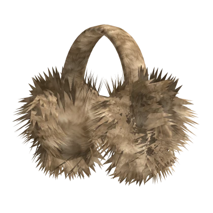 fur fuzzy chunky earmuffs