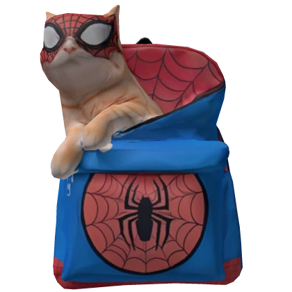 Spiderman Backpack w/ Spider Cat