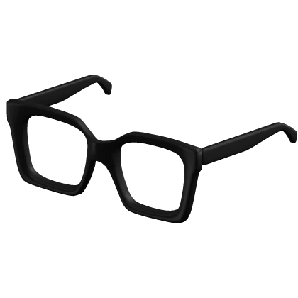 Black Chunky Glasses