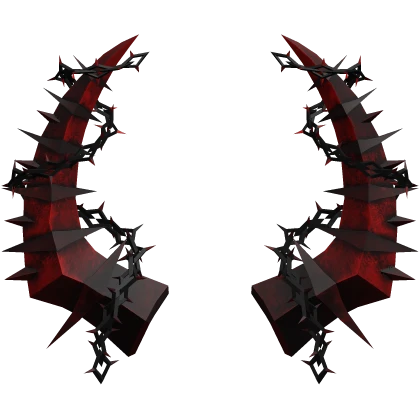 Crimson Wicked Chain Horns