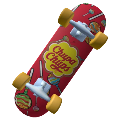 Chupa Chups Skateboard Back Bling