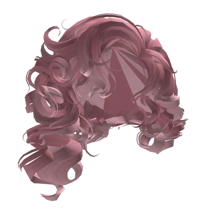 Hollywood glam curly hair - Pink