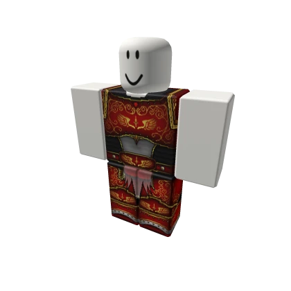 -original- Redcliff Red and Gold Armor