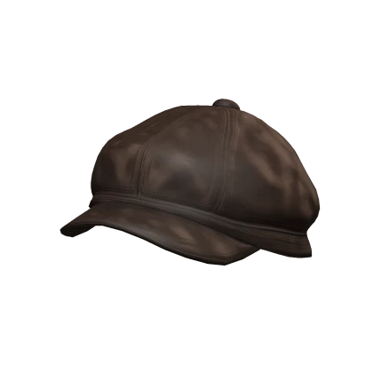 Vintage Y2K Newsboy Cap In Brown