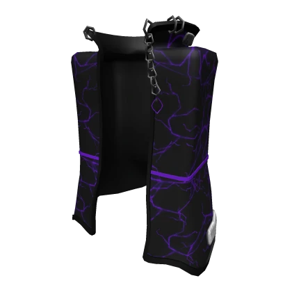 Cyber Oni Samurai Coat Purple