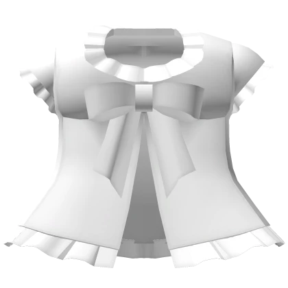 🤍꒰Soft dollette laced dress w bow white꒱