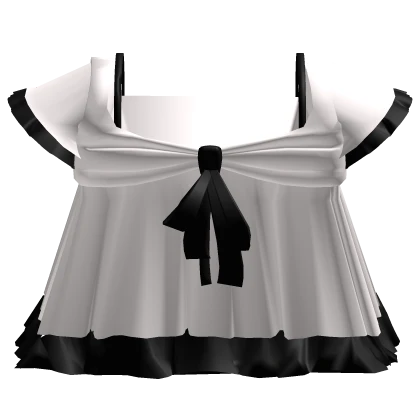 † : white and black gothic doll lace dress 3.0