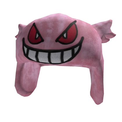 Red Eyed Gengar Ushanka (Pink)
