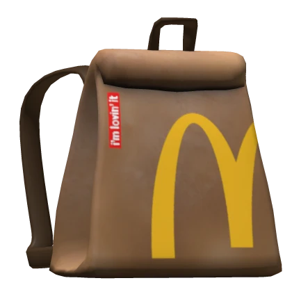 McDonalds Fast Food Bag Backpack