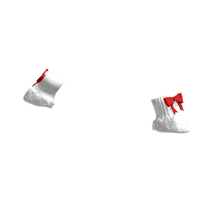 Christmas Fur Gloves w Bow