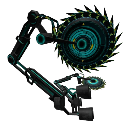 Dual Mechanical Cyber Saw (Neon EDM)