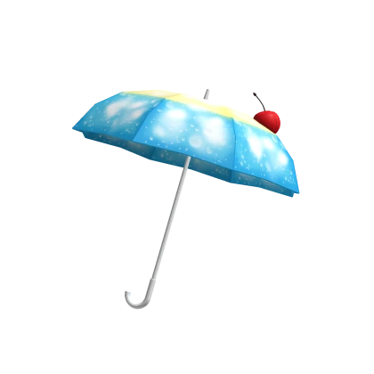 ･ﾟ cutesy igari blue hawaii soda float umbrella 🐬