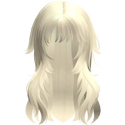 ♡ Light Blond messy cute scene anime girl hair