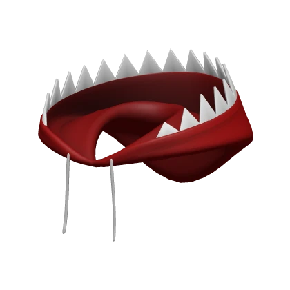 Red Shark Teeth Hoodie