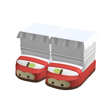 twee igari mori kei apple shoes w/ ruffled socks