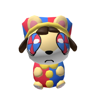Pomni From Digital Circus Chipmunk Plush Toy