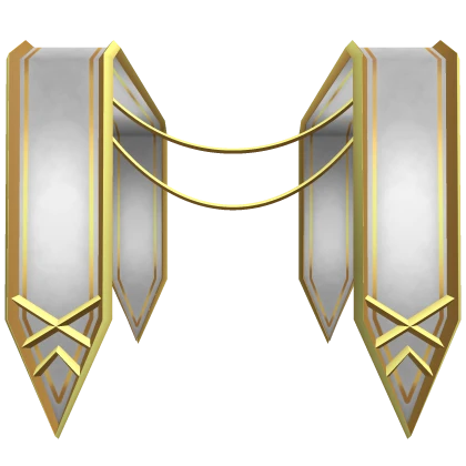 1.0 Royal decorative front pieces - white/gold 