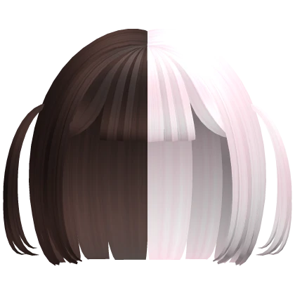  ♡꒰ FREE: adorable brown&pink bob with pigtails ꒱