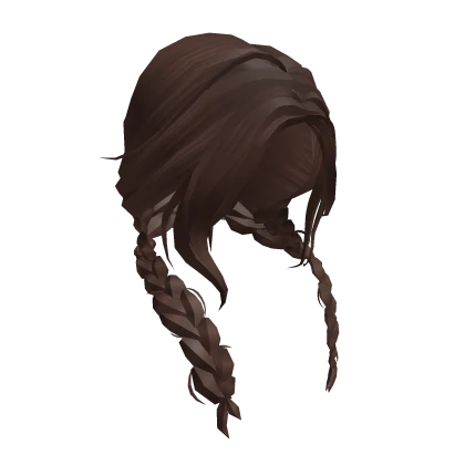 Messy Braids with Side Bangs