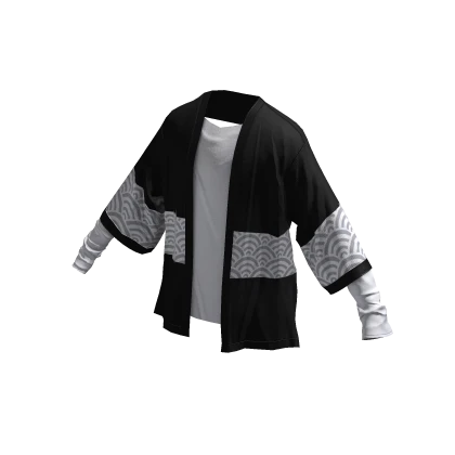 Japanese Techwear Cardigan Monochrome