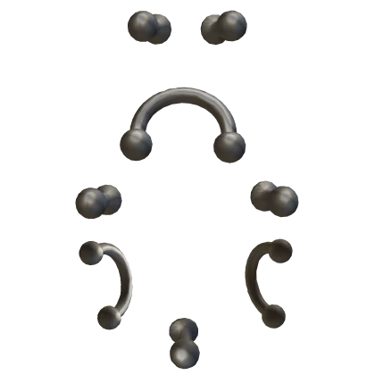 Silver Grunge Piercing Set
