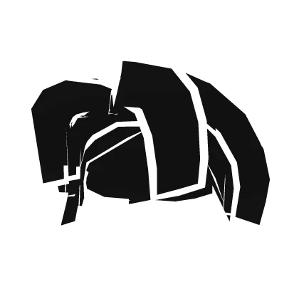 Cartoony White Bacon Hair