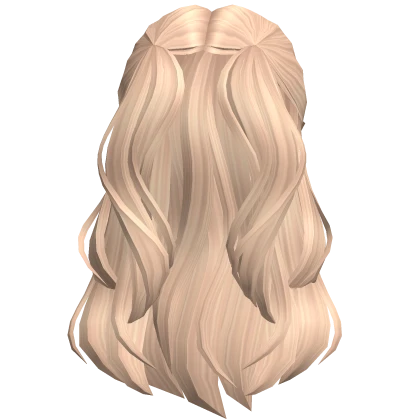 Flowy Half Up Hair (Blonde)