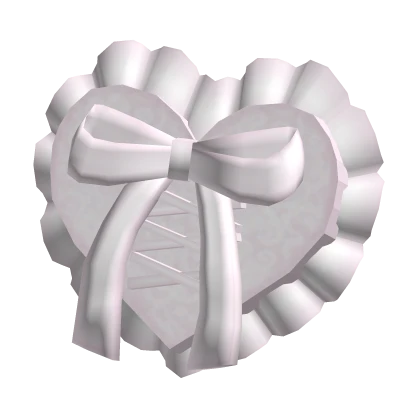 ♡ pink lace sweet dolly heart headpiece