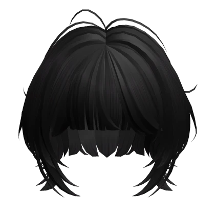 Stylish Short Black Hair