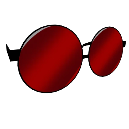 Red Round Glasses Vampire