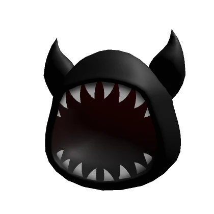 Black Toothy Devil Hoodie