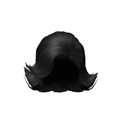 60's Flipped Bouffant in Black