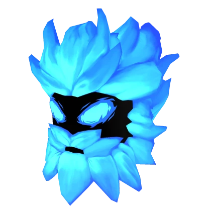 Head of the ancient God of Blue Flames