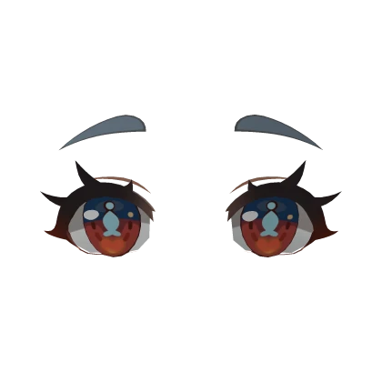 Mualani's Amber Anime Eyes (3D Face) | Genshin