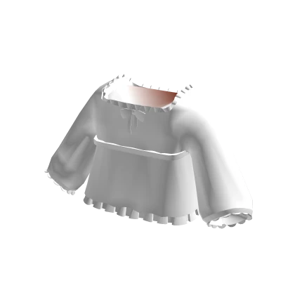 ♡ : cute ruffle doll dress in white