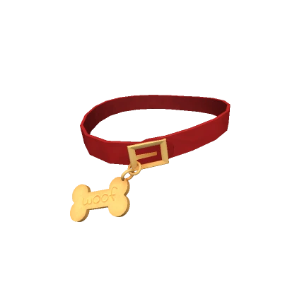 Red Woof Collar 3.0