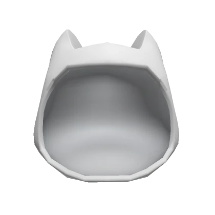 White Cat Ears Hood