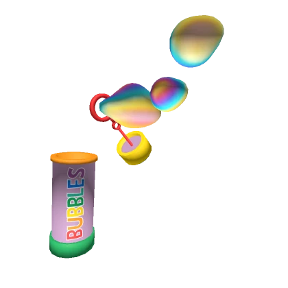 Rainbow Bubble blower