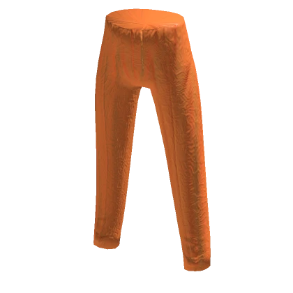 Orange Joggers with Gold - DRESSX