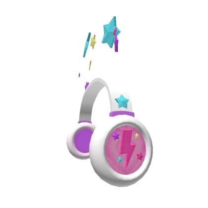 Preppy headphones with stars