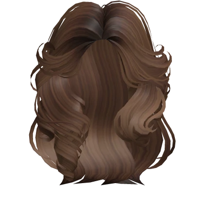 Messy Wavy Layered Hairstyle in Brown
