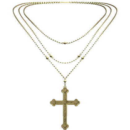 Gold Cross Necklace 3.0