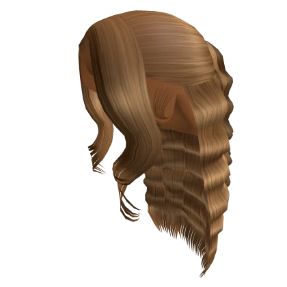 Half Up Half Down Crimps [Blonde W/ Brown]