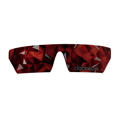 Crimson Red Sparkle Time Shades 