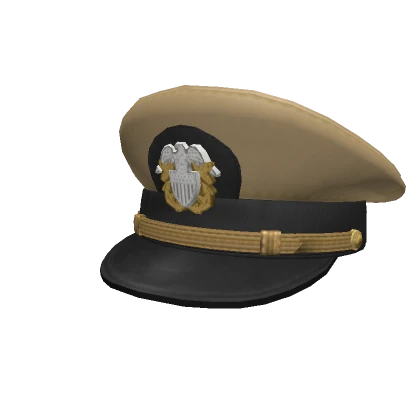 Naval Officer Cap [Khaki]