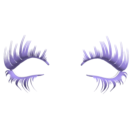 gyaru dramatic lashes (purple) 