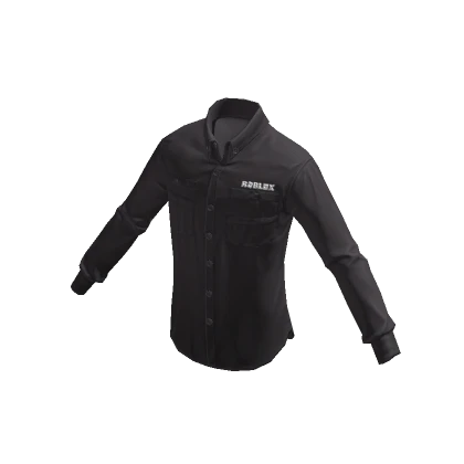 Roblox Button Down - Gray  