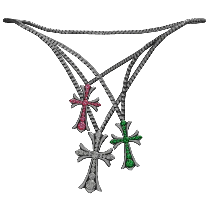 Chrome Cross Chain Stacked 1.0