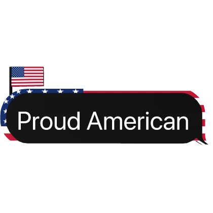 Proud American Flag of America USA United States